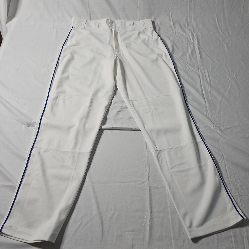 Rawlings Pro Dri Adult Baseball Pants PP350MRP White Open Bottom Mens Large